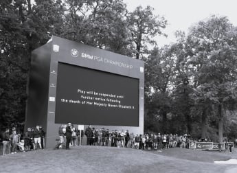 Play suspended in the BMW PGA Championship