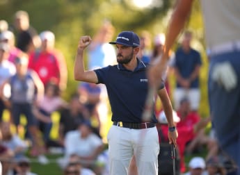 Angel Hidalgo enjoys home comforts at Valderrama