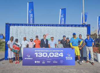 DP World collection comes full circle with over 130,000 golf balls donated to grassroots golf