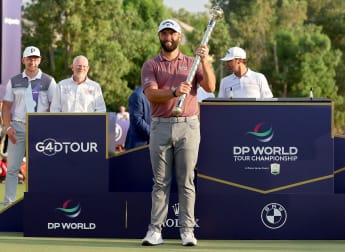 Jon Rahm makes history with Dubai hat-trick