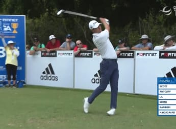 Jason Scrivener Round 1 Hole 8