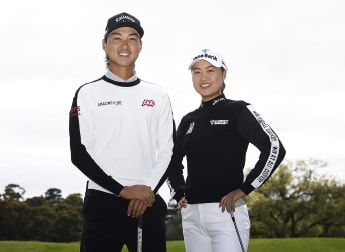 Min Woo and Minjee Lee enjoying family time in Melbourne