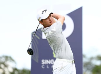 Jeunghun Wang and Alejandro del Rey share lead after Saturday 66s