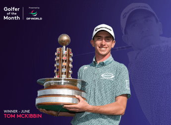 Holywood’s rising star Tom McKibbin is crowned Golfer of the Month for June