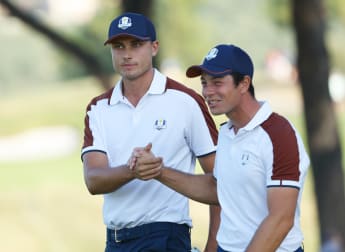Ryder Cup: Team Europe win Saturday's morning foursomes to maintain dominance
