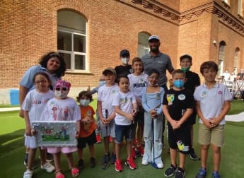 Rahm opens 'Golf Garden' dedicated to hospitalised children in Madrid