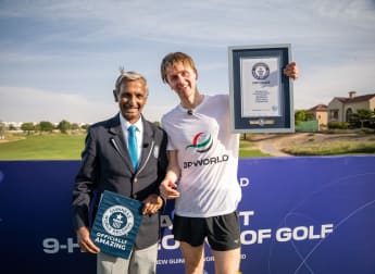 DP World and Luke Willett team up to set new Guinness World Record for fastest nine-hole round of golf