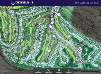 DP World Tour Championship: Use our Player Locator to track your favourite players