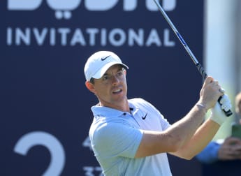 Rory McIlroy digs deep to maintain Dubai Invitational lead