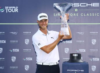 Jesper Svensson wins Singapore play-off for first DP World Tour victory