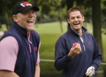 All Blacks and England rugby World Cup winners take on the Luck of the Draw challenge