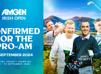Patrick Kielty, Johnny Sexton, James Nesbitt & Tommy Bowe to take part in Amgen Irish Open Pro-Am