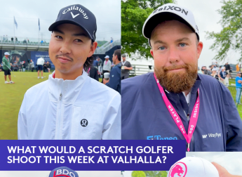 What do DP World Tour members think a scratch golfer would shoot at Valhalla? 