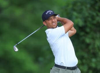 Collin Morikawa and Xander Schauffele tied at the top at Valhalla