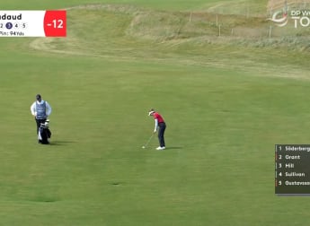 WATCH: Nastasia Nadaud uses the slope perfectly for eagle