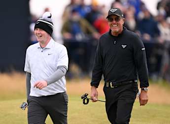 Robert MacIntyre tees it up with 'idol' Phil Mickelson at The Open