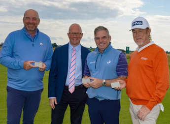 Bjørn, Jimenez and McGinley presented with 
Honorary Life Membership of the DP World Tour