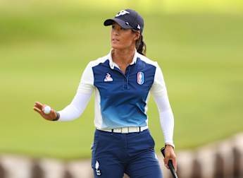 Home favourite Céline Boutier stars to lead after day one at Le Golf National