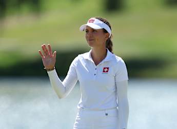 Switzerland’s Morgane Metraux rides record 28 to second-round lead at Le Golf National