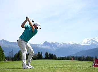 Fitzpatrick and Garcia-Heredia share first-round lead in Crans Montana