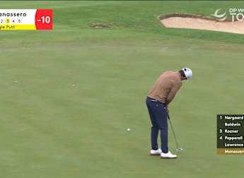 Matteo Manassero eagles par-five fourth in third round