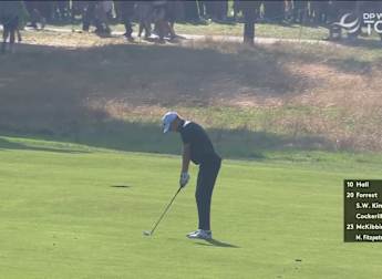 WATCH: Yannik Paul holes out for eagle at the 16th