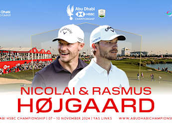 Højgaard twins join elite field set for Abu Dhabi HSBC Championship at Yas Links 