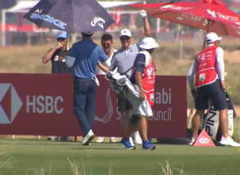 WATCH: Aaron Cockerill makes a hole-in-one at the 13th in Abu Dhabi
