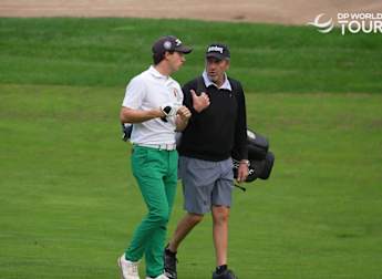 José María Olazábal caddying for nephew Joseba Torres at Q School