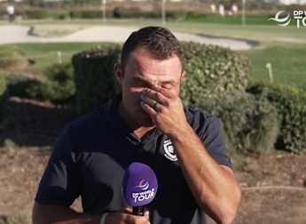 Nick Carlson in tears after making cut at Q-School Final Stage