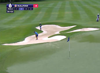 Andy Sullivan eagle bunker hole out