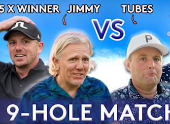 Can a DP World Tour professional and a scratch golfer beat Tubes and Ange using just one club?!