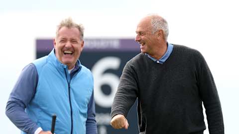 Piers Morgan and Sir Steve Redgrave were having a laugh