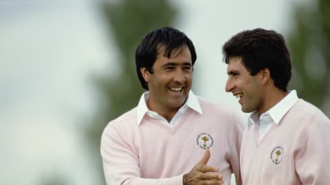 Seve Ballesteros and Jose Maria Olazabal