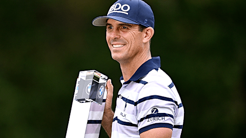 Billy Horschel claims the trophy the 2nd time in his career