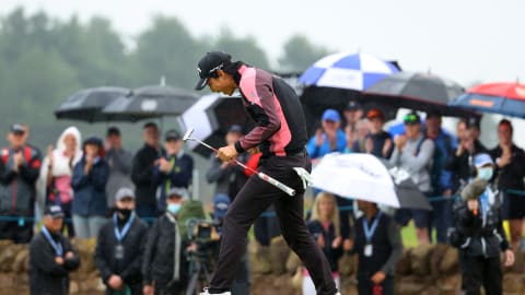 A year after claiming his maiden Tour win on home soil, Lee earned qualification for The Open with his victory