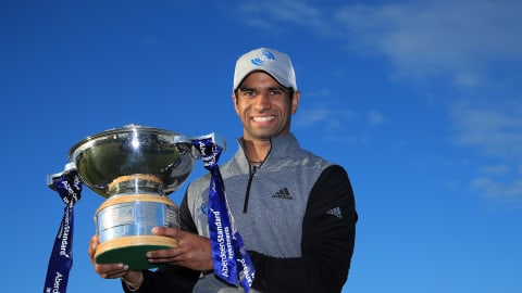 Aaron Rai mounted an impressive Sunday charge to win the Scottish Open in 2020 at the end of a play-off with Tommy Fleetwood