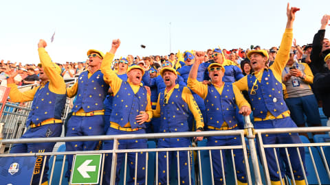 The Guardians of the Ryder Cup offer their support to Team Europe