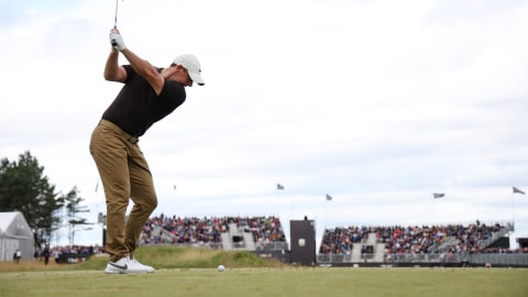 Rory McIlroy of Northern Ireland looks to find the 6th green