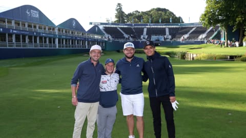 Tom Felton, Brendan Lawlor, Tyrrell Hatton and Lando Norris