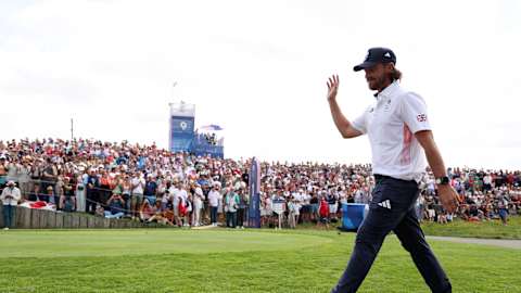 Fleetwood received fantastic support throughout the week on his return to Le Golf National for the first time since his Ryder Cup heroics in 2018