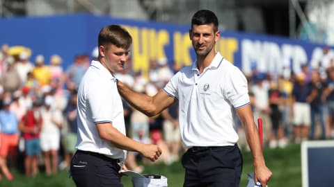 Novak Djokovic and G4D Tour player Kipp Popert were among those involved in the All-Star Match