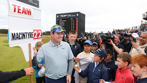 Young fans get close to 2024 Champion Robert MacIntyre