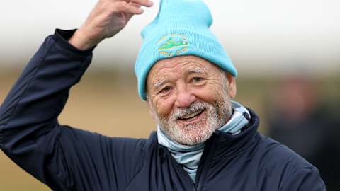 But the comedy great was still all smiles