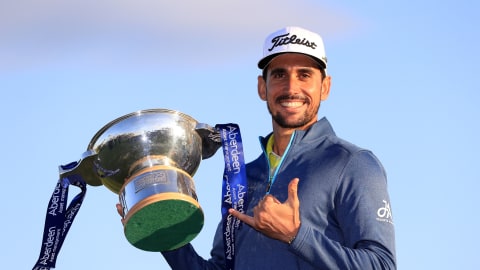 Rafa Cabrera Bello defeated Callum Shinkwin in a play-off at Dundonald Links to win in 2017