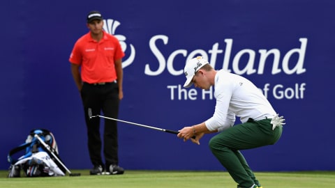 The South African missed a birdie putt on the 18th green that would have seen him become the first player to shoot 59 on Tour