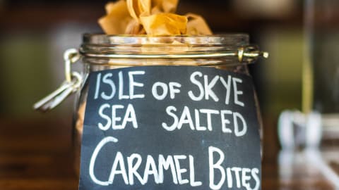 Isle of Skye sea salted caramel bites