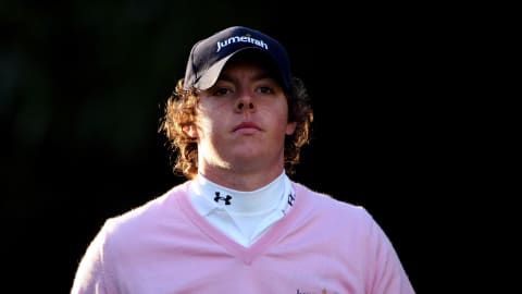 Rory McIlroy makes his pro debut in the 2007 British Masters 