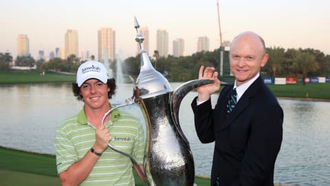 Rory McIlroy wins his first professional title, the 2009 Dubai Desert Classic  