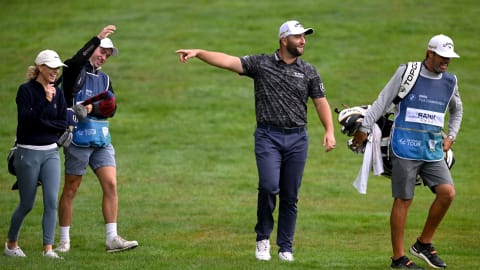 Iona Stephen and Jon Rahm